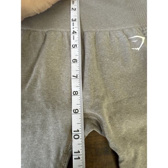 Gymshark Seamless Leggings Women’s Pull On Gym Casual No Size S/M Tan Running - Picture 5 of 6